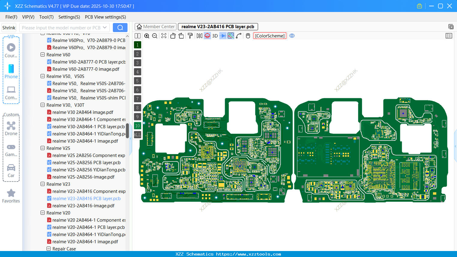 Realme V23-2AB416 PCB Layer